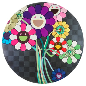 Takashi Murakami - Purple Flowers in a Bouquet