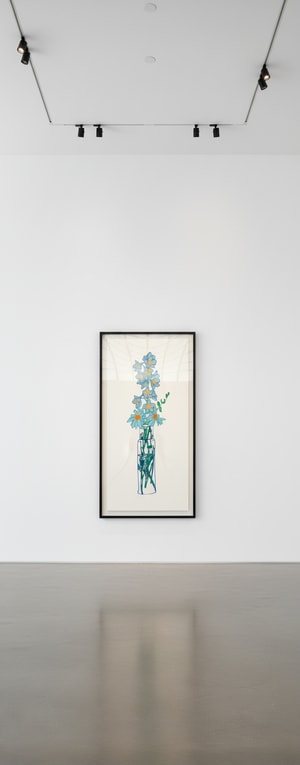 Tom Wesselman - Delphinium and Daisies
