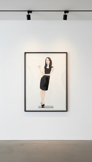 Alex Katz - Black Dress 2 (Christy)
