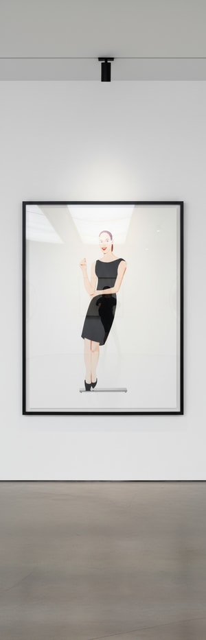 Alex Katz - Black Dress 2 (Ulla)