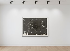 Donald Sultan - Black Flowers October 15