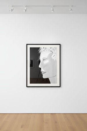 Alex Katz - Coca Cola Girl Black and White