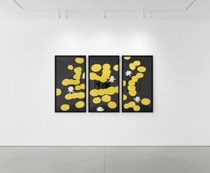 Alex Katz - Homage to Monet (triptych)