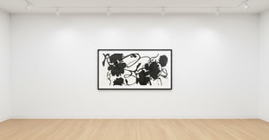 Donald Sultan - Lantern Flowers, Feb 19, 2013