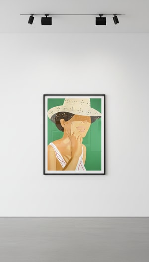Alex Katz - Straw Hat Vivien