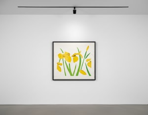 Alex Katz - Yellow Flags on White