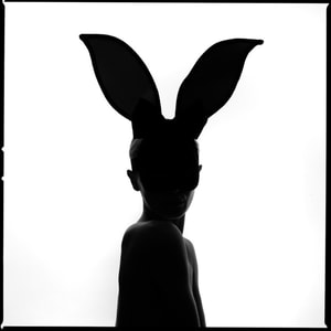 Tyler Shields - Bunny Silhouette