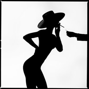 Tyler Shields - Cigarette Silhouette