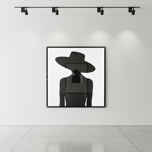 Tyler Shields - Hat and Gloves Silhouette