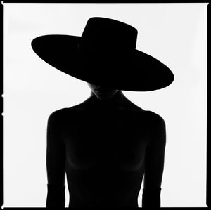 Tyler Shields - Hat and Gloves Silhouette
