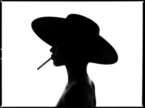 Tyler Shields - Hat II Silhouette