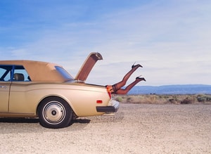 Tyler Shields - Rolls Royce Legs