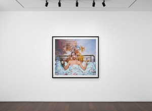 Tyler Shields - The Bunny in the Bed with Champagne