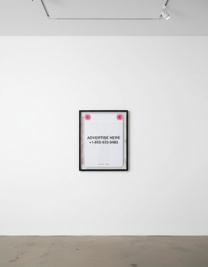 Virgil Abloh - Advertise Here with Clear Canvas