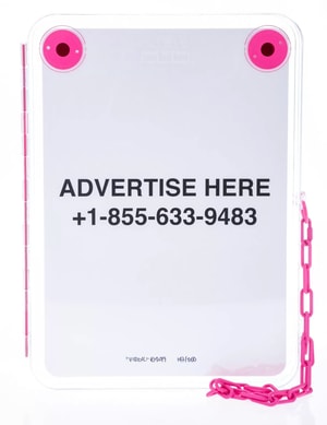 Virgil Abloh - Advertise Here with Clear Canvas