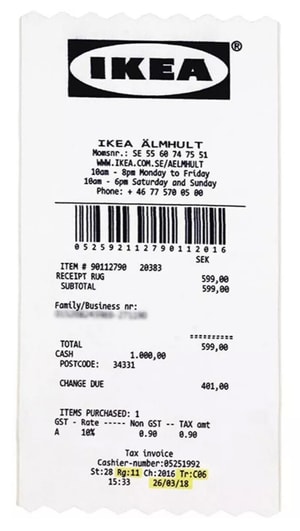 Virgil Abloh - Receipt Rug