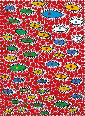 Yayoi Kusama - Eyes Flying in the Sky