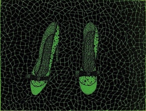 Yayoi Kusama - Green Shoes