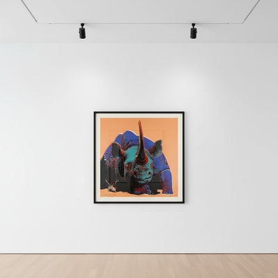Andy Warhol - Black Rhinoceros F.S. II 301, 1983