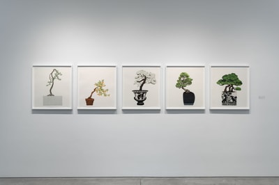 Jonas Wood - Five Bonsais, 2024