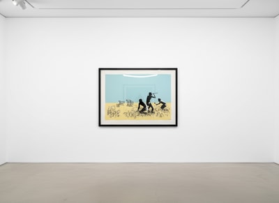 Banksy - Trolley Hunters (Color) (Signed), 2007