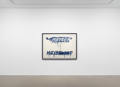 Mel Bochner - Maybe, 2023