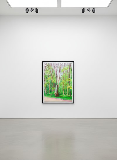 David Hockney - 19th of April, The Arrival of Spring in Woldgate, East Yorkshire, 2011