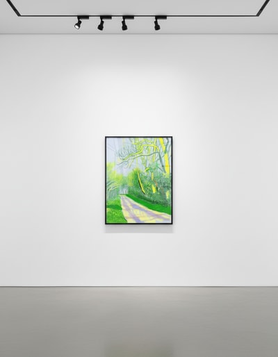 David Hockney - April 12th No. 2, The Arrival of Spring in Woldgate, East Yorkshire, 2011