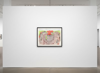 David Hockney - Beuvron-en-Auge Panorama, 2019