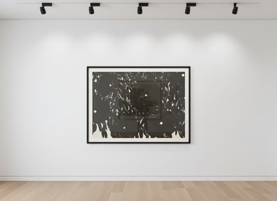 Donald Sultan - Black Flowers October 15, 1996