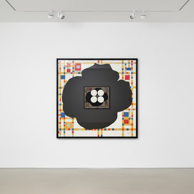 Donald Sultan - Button Down Boogie Woogie, 2016