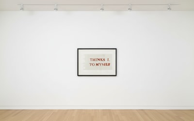 Ed Ruscha - Thinks I, To Myself, 2017
