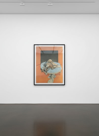 Francis Bacon - Studies of the Human Body , after the Central Panel of the Triptych Studies of the Human Body 1979, 1980