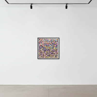 Ian Davenport - Splatter: Vibrance, 2018