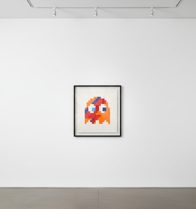 Invader - Aladdin Sane Clyde (Orange), 2014