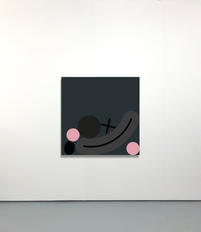 James Joyce - Square Clown (black), 2024