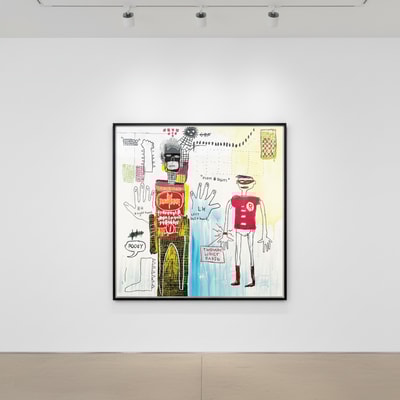 Jean-Michel Basquiat - Piano Lesson, from Superhero Portfolio, 1982/87-2022