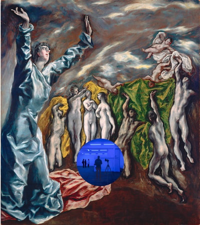 Gazing Ball (El Greco Vision of Saint John)