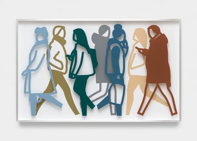 Julian Opie - Sidewalk 2, 2022