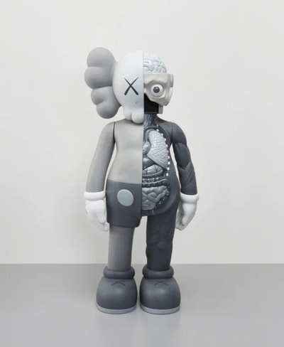 KAWS - 4 ft Dissected Companion (grey), 2009