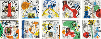 Keith Haring - Apocalypse (Littmann PP. 98-109), 1988