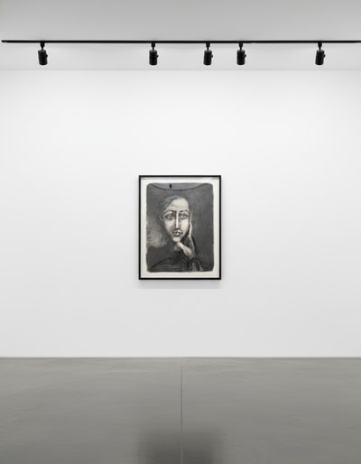 Pablo Picasso - Françoise Sur Fond Gris, 1950