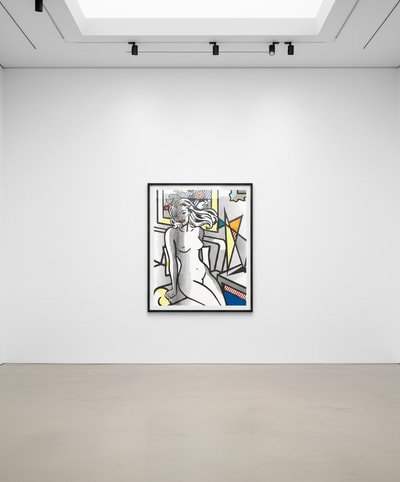 Roy Lichtenstein - Nude With Yellow Pillow (C. 283) , from Nudes Series, 1994