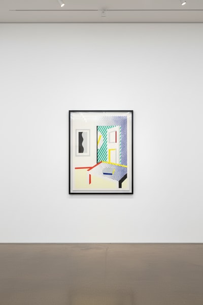 Roy Lichtenstein - Virtual Interior With Book, 1996