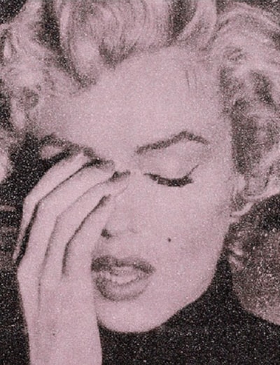 Russell Young - Marilyn Crying California Formosa Pink and Black, 2013