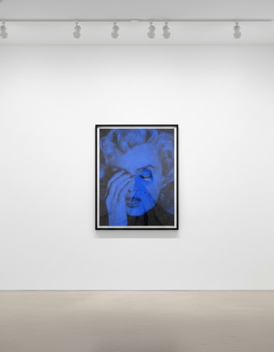 Russell Young - Marilyn Crying (California) Half Moon Blue, 2015