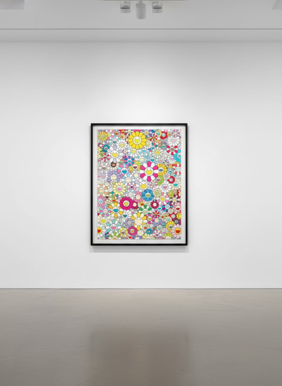 Takashi Murakami - An Homage To Yves Klein, Multicolour D, 2012