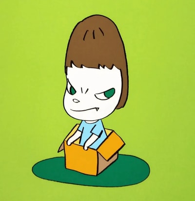 Yoshitomo Nara - Girl In A Box, 2001