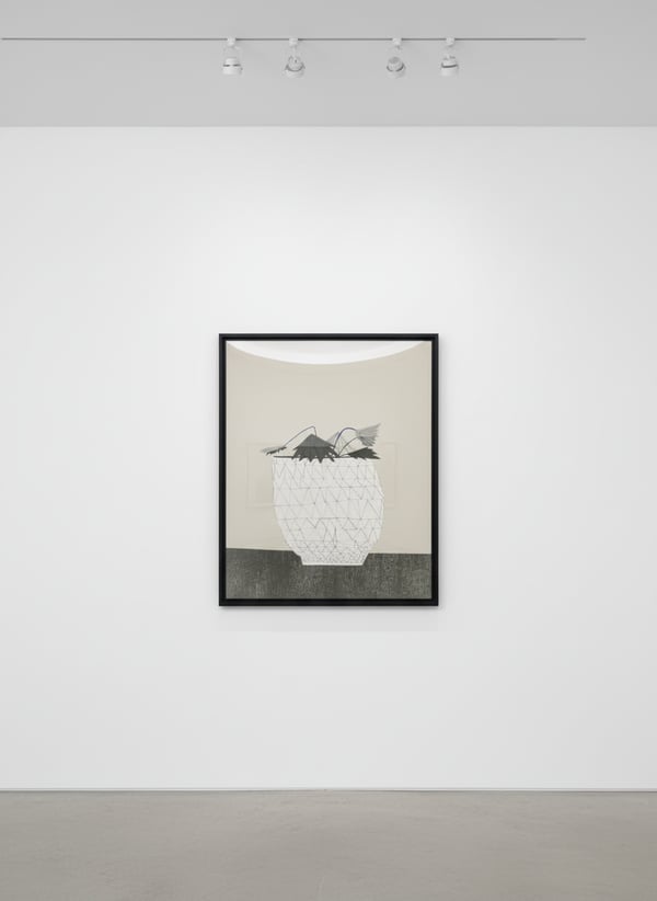 Untitled (Basketball) (2015) — Jonas Wood | Guy Hepner