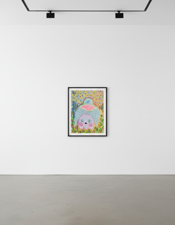 Adam Handler - Ghost Abduction in a virtual garden, 2023